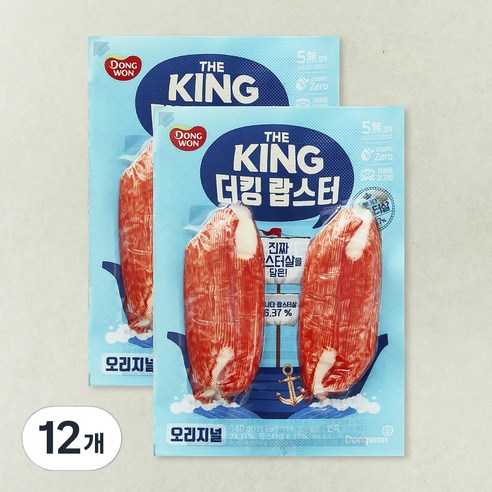 동원 더킹 랍스터 오리지널, 140g, 12개