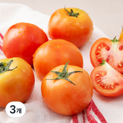 용산과일나라 완숙토마토, 1.2kg, 3개