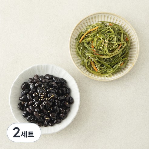 집반찬연구소 검은콩조림 150g + 미역줄기볶음 110g, 260g, 2세트