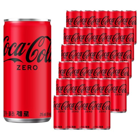 코카콜라 제로, 215ml, 36개