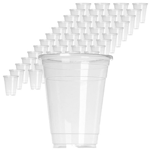 하이퍼 투명 PET 아이스컵 98파이 20온스, 600ml, 1개입, 50개