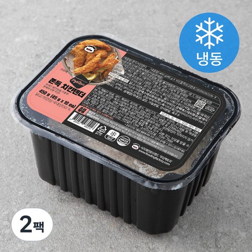 푸딩팩토리 수제 쫀득 치킨텐더 (냉동), 450g, 2팩