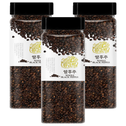 덕화 알 후추, 380g, 3개