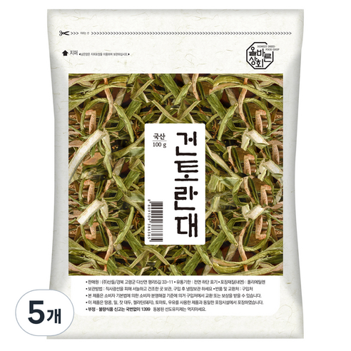 올바른상회 건토란대, 5개, 100g
