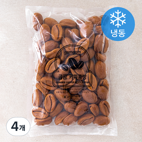 곰곰 커피콩빵 (냉동), 500g, 4개