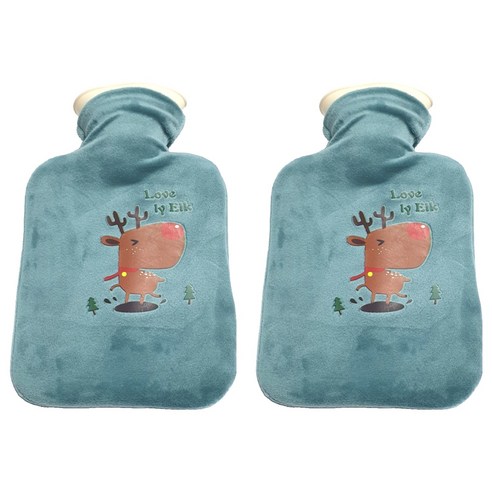 배리툴 보온 물주머니 핫팩 루돌프 500ml, 2개