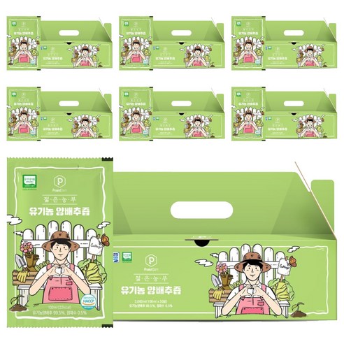 푸릇담 유기농 젊은농부 양배추즙, 100ml, 210개