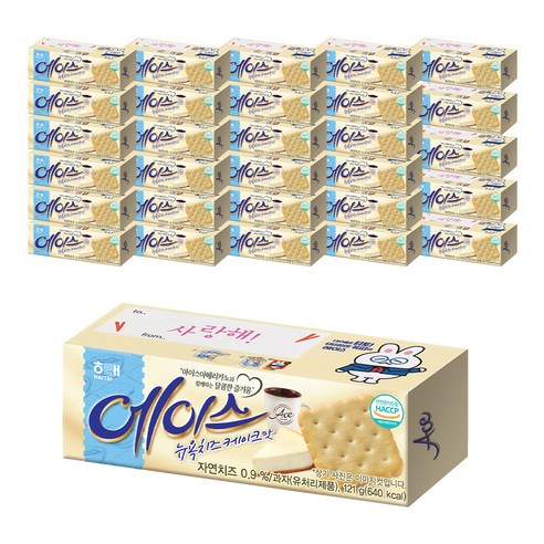 해태에이스 뉴욕치즈케이크맛, 121g, 30개