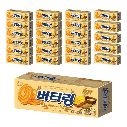 해태 버터링, 86g, 24개