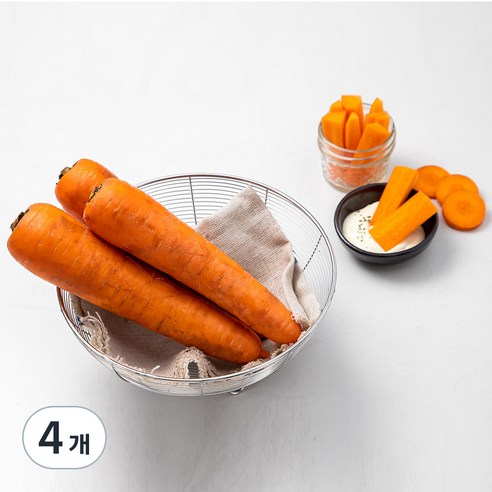 국내산 세척당근, 1kg, 4개