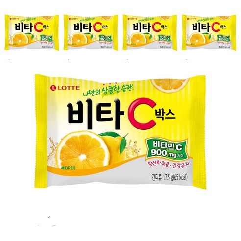 롯데웰푸드 비타C박스 캔디