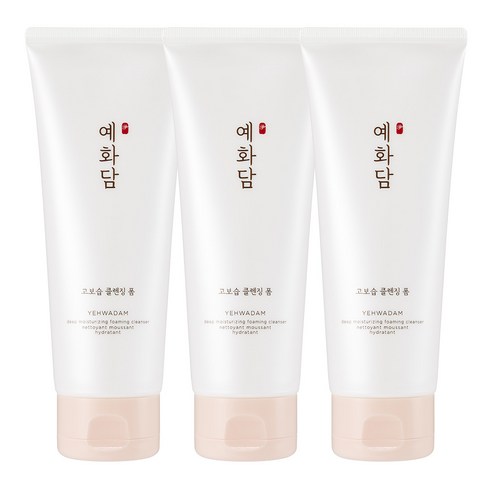 더페이스샵 예화담 고보습 클렌징 폼, 150ml, 3개