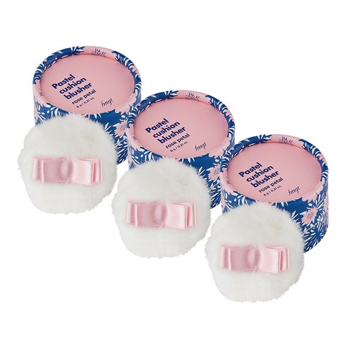 더페이스샵 파스텔 쿠션 블러셔 6g, 06 로즈페탈, 3개