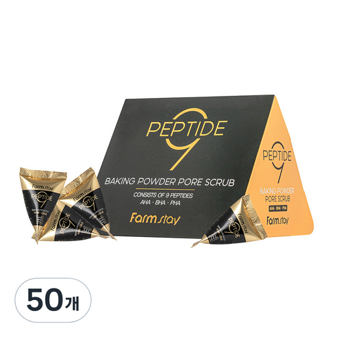 팜스테이 펩타이드9 베이킹 파우더 포어 스크럽, 7g, 50개
