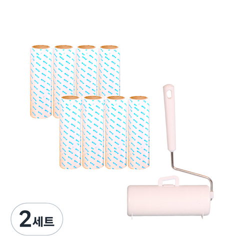 마이닝 사선컷팅 테이프 클리너 핸들 + 케이스 + 사선컷팅 리필 16cm 9p, 2세트
