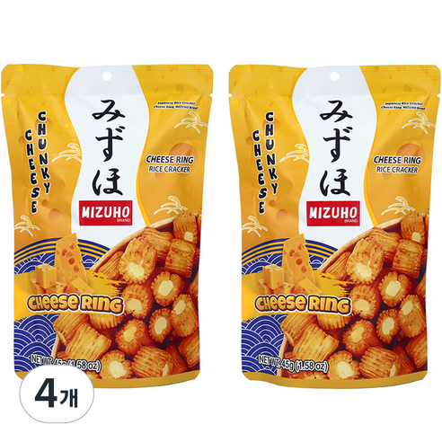 미즈호 치즈링, 45g, 4개