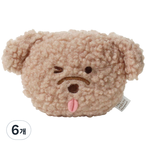 모찌타운 뽀글 핫팩 인형 강아지 130g, 6개