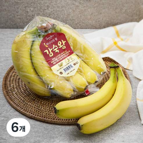 스미후루 감숙왕 바나나, 1.5kg내외, 6개