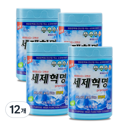 세제혁명 프리미엄, 700g, 12개
