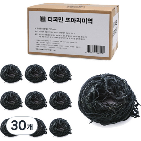 더국민 또아리 미역, 35g, 30개