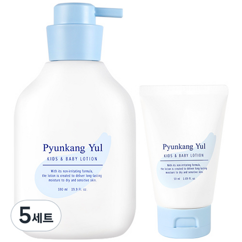 편강율 키즈앤베이비 로션 590ml + 50ml 스위트 오렌지, 5세트