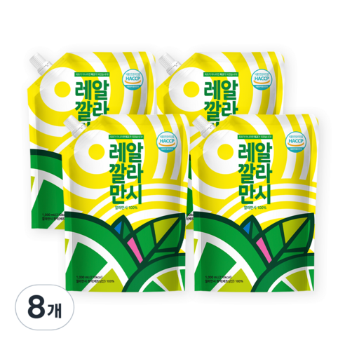 바로푸드 레알 깔라만시, 1L, 8개