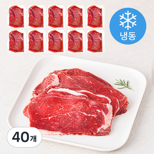 근육꼬기 설도 슬라이스 (냉동), 40개, 150g