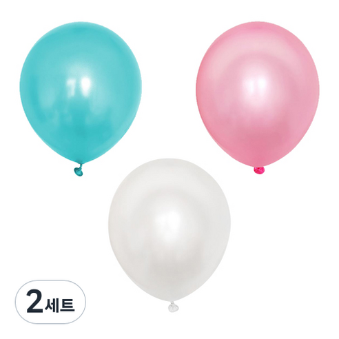 파티 이벤트 펄 풍선 20p 세트, 베이비톤, 2세트