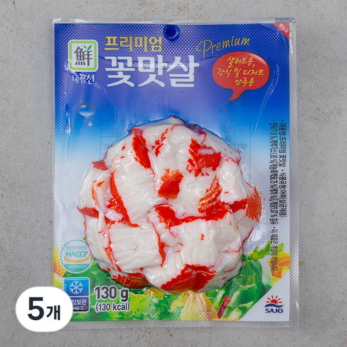 대림선 프리미엄 꽃맛살, 130g, 1개