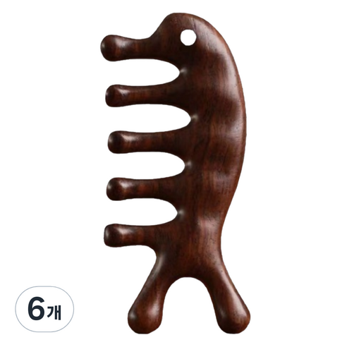 도이뮤 두피 괄사 마사지기 16, 6개