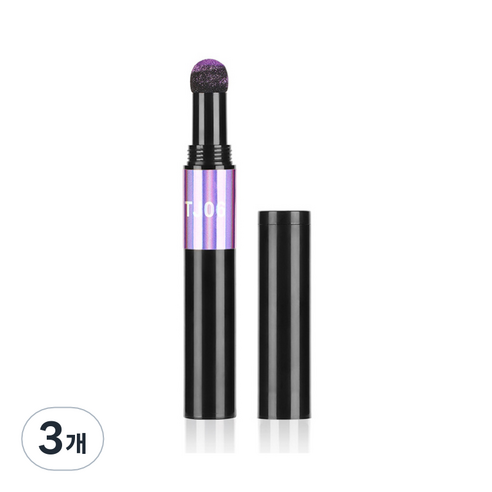 빈티지무드 펜타입 스틱 네일파우더, 3개, 라벤더