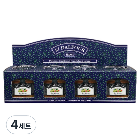 샹달프 미니잼 무화과 4p 세트 112g, 4세트