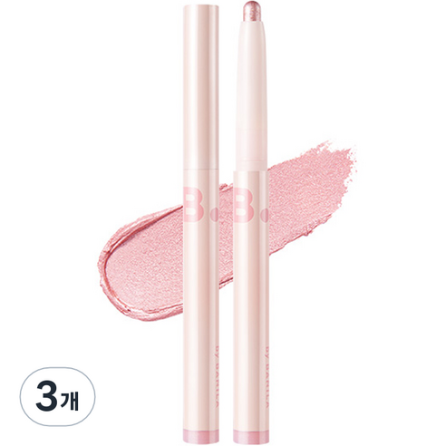 바닐라코 무드 온 아이컬러스틱 0.5g, 02 퓨어 핑크, 3개