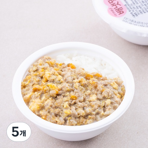 배냇밀 한우 단호박 영양덮밥, 혼합맛(한우/단호박), 160g, 5개