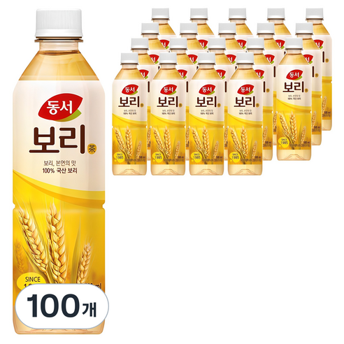 동서 보리차, 500ml, 100개