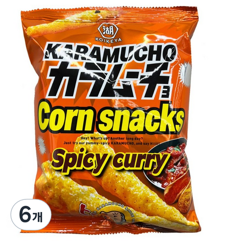 카라무쵸 콘스넥 스파이시 커리, 65g, 6개
