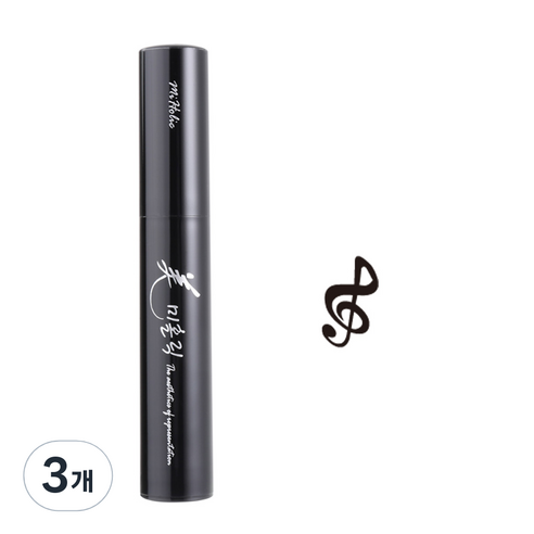 미홀릭 신가브루크 타투스탬프 높은음자리 3ml, 블랙잉크, 3개