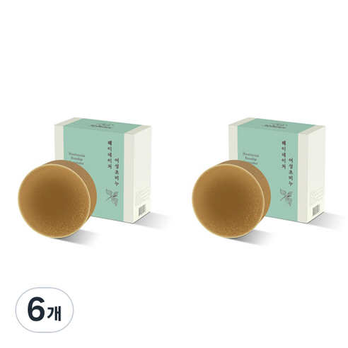 헤이네이처 어성초 비누 라벤더향, 100g, 6개