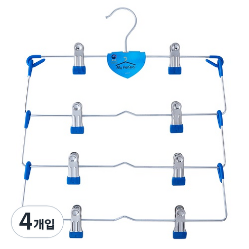 마이퍼펙트 프리미엄 치마걸이 분리형, 혼합색상, 4개입