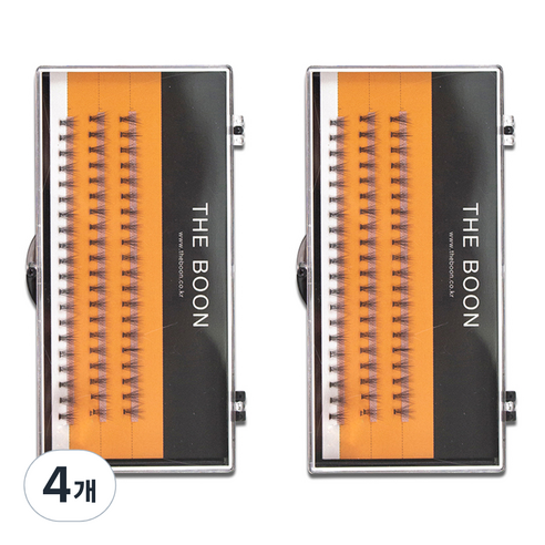 더분 부분 속눈썹 8mm FR-02, 4개