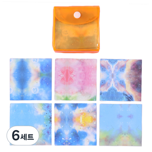 미소로운 별하늘 이벤트 학 종이접기 7.7 cm TYPE 08 252p 세트, 6세트, 6색