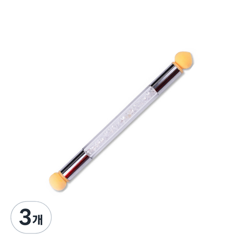 DM 알럽뷰 네일 그라디언트 스펀지봉, 화이트, 3개
