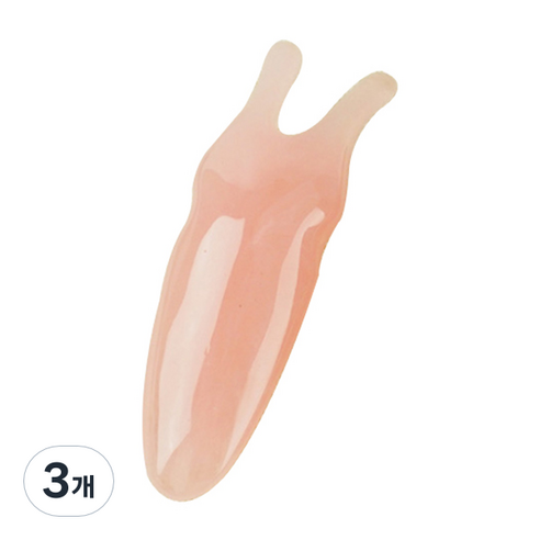 제이알유 달팽이 괄사 마사지 도구, 핑크, 3개
