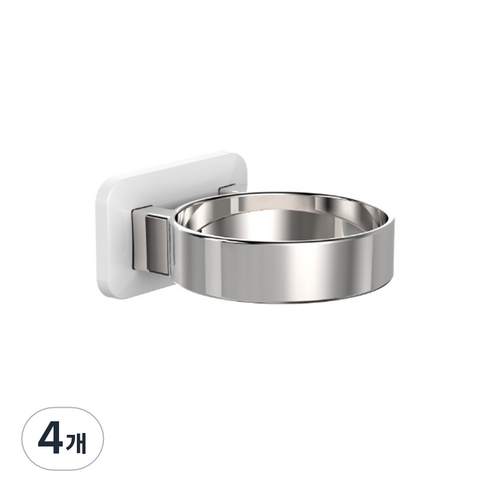 헤어 드라이기 거치대, 화이트, 4개