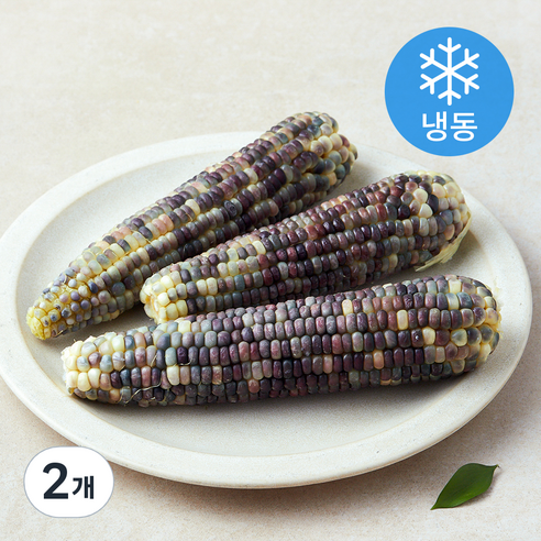국내산 흑찰 옥수수 (냉동), 2개, 380g