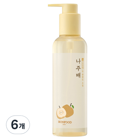 스킨푸드 나주배 딥 클렌징 오일, 200ml, 6개