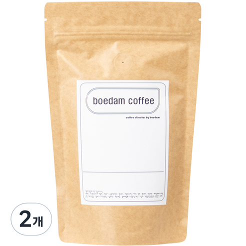 보에담 시그니처 스페셜티 디카페인 원두 커피, 홀빈(분쇄안함), 200g, 2개