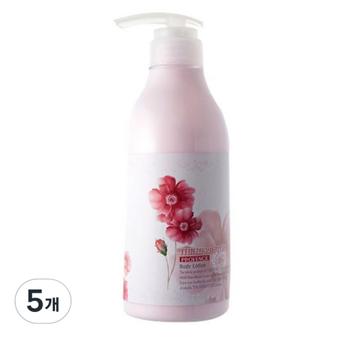 더허브스토리 아로마바디로션 프로방스, 로션, 5개, 500ml