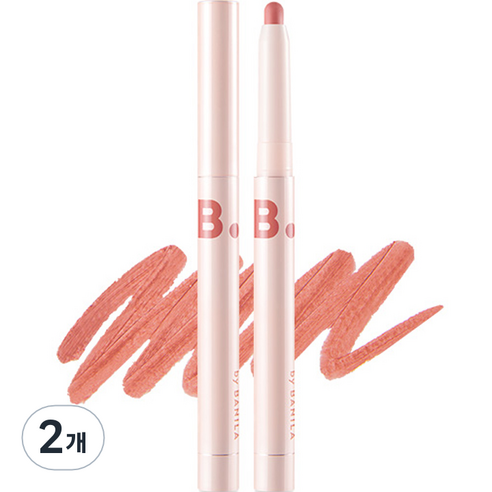 바닐라코 스머징 립 펜슬 0.8g, CR01 코랄 슈, 2개