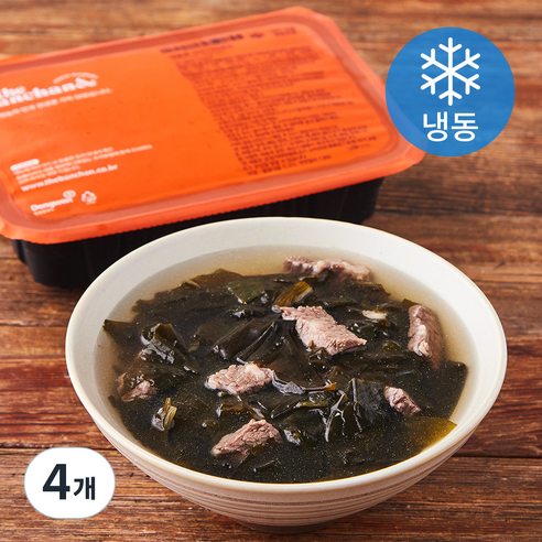 더반찬 쇠고기 미역국 (냉동), 550g, 4개